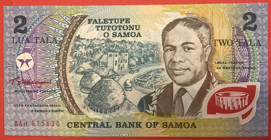 Samoa - 2 Tala (1990) P#31e Kvalitet 0