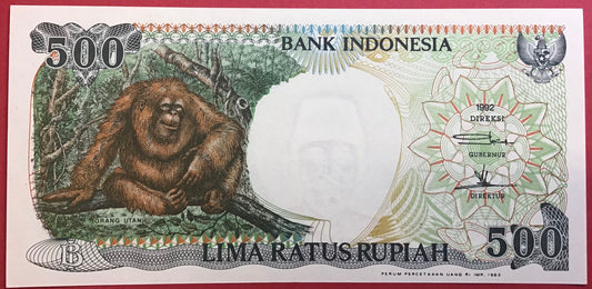 Indonesia - 500 Rupiah 1992 P#128a Kvalitet 0
