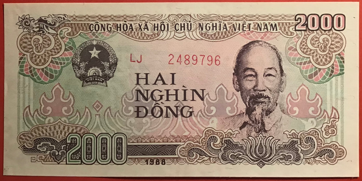 Vietnam - 2000 Dông 1988 P#107b Kvalitet 0