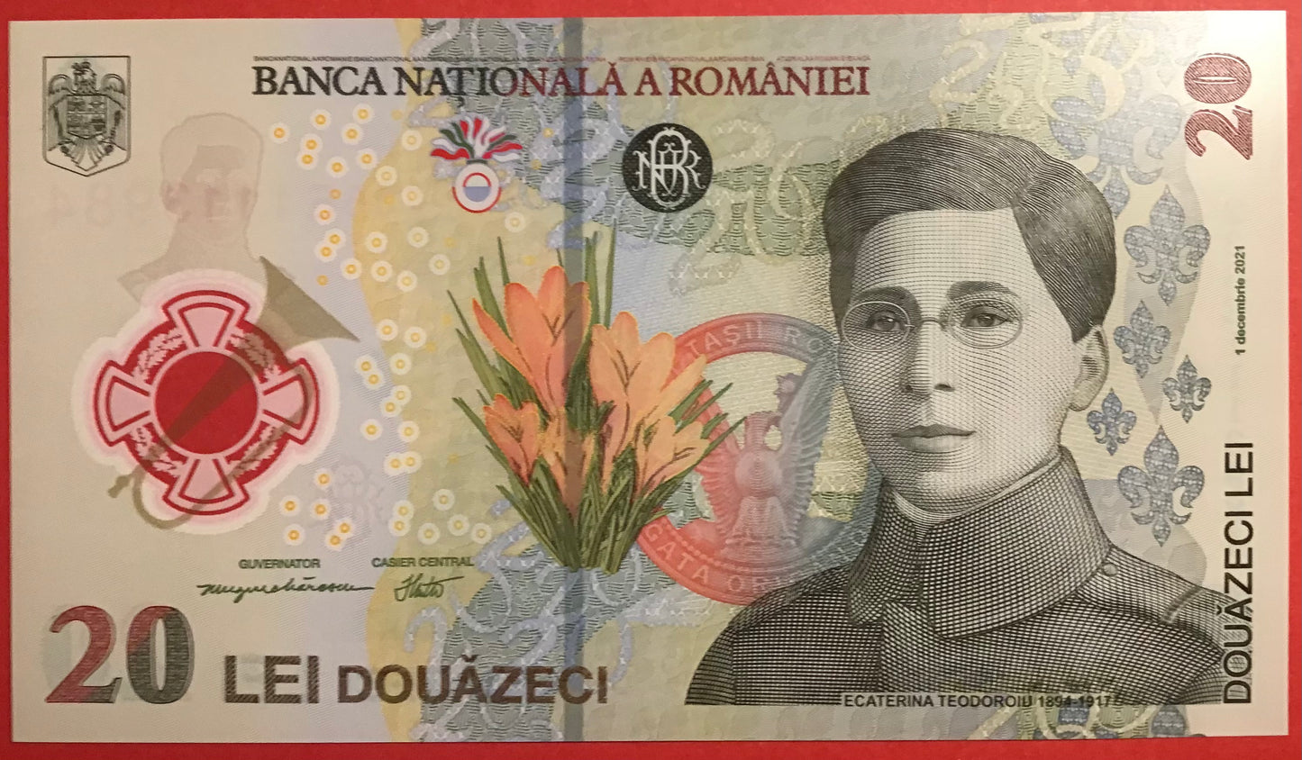 Romania - 20 Lei 2021 P#W119a Kvalitet 0