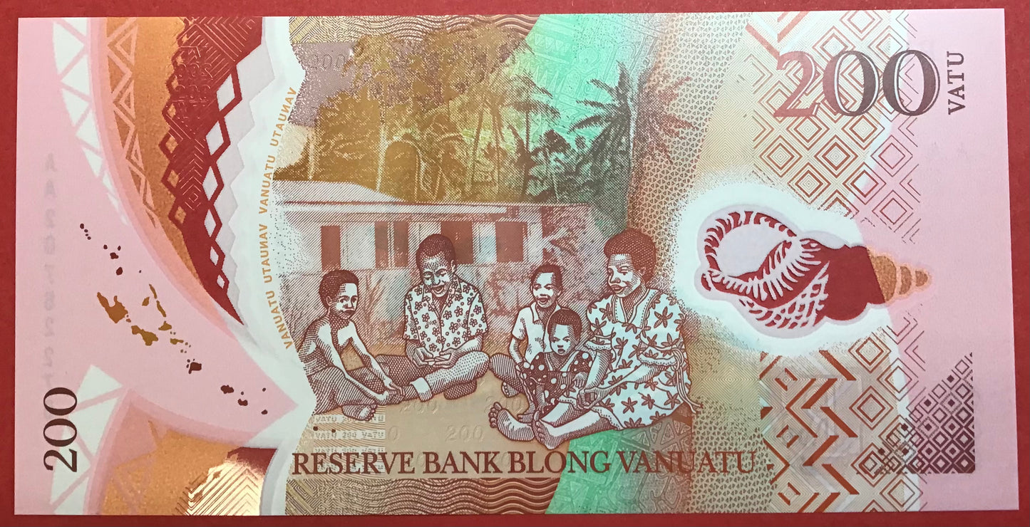 Vanuatu - 200 Vatu 2014 P#12 Kvalitet 0