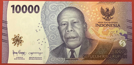 Indonesia - 10.000 Rupiah 2022 P#W165 Kvalitet 0