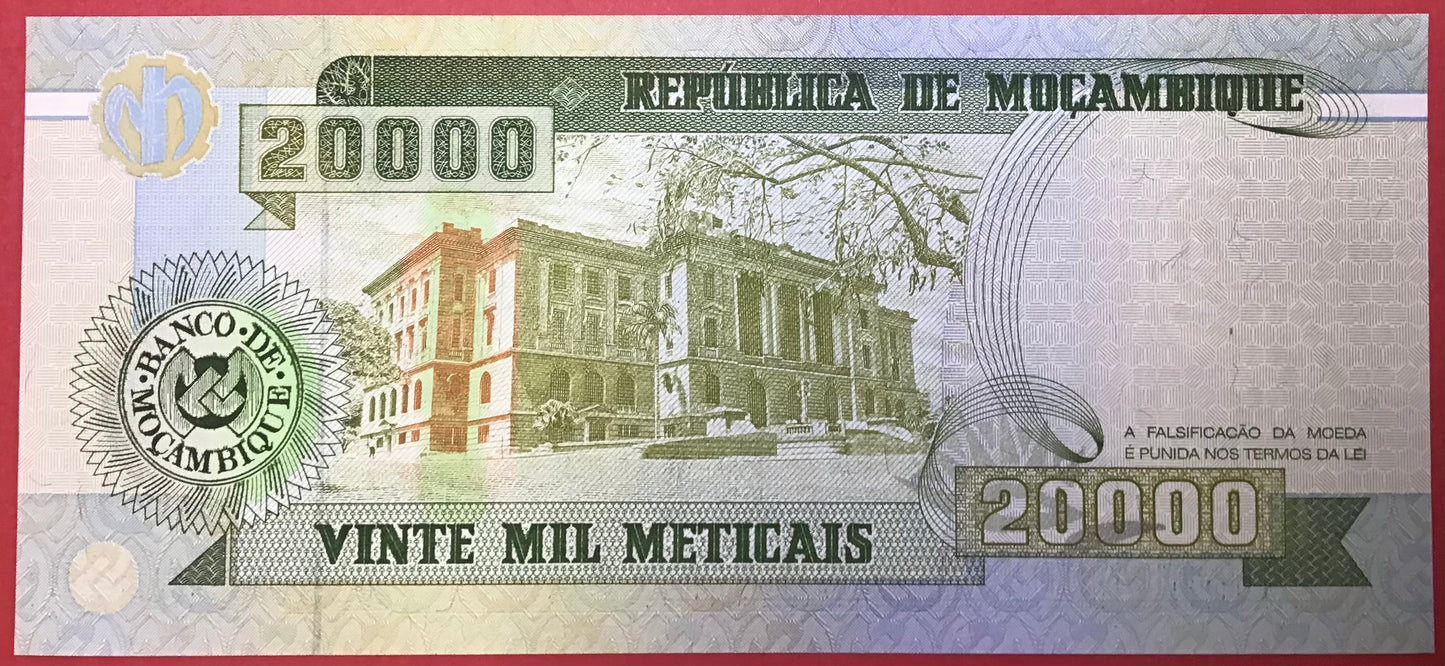 Mozambique - 20.000 Meticais 16.6.1999 P#140 Kvalitet 0