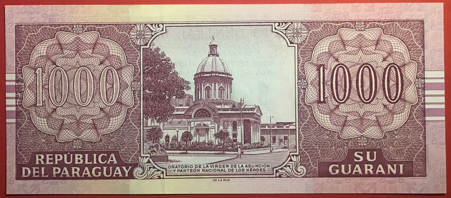 Paraguay - 1000 Guaranies 2004 P#222a Kvalitet 0