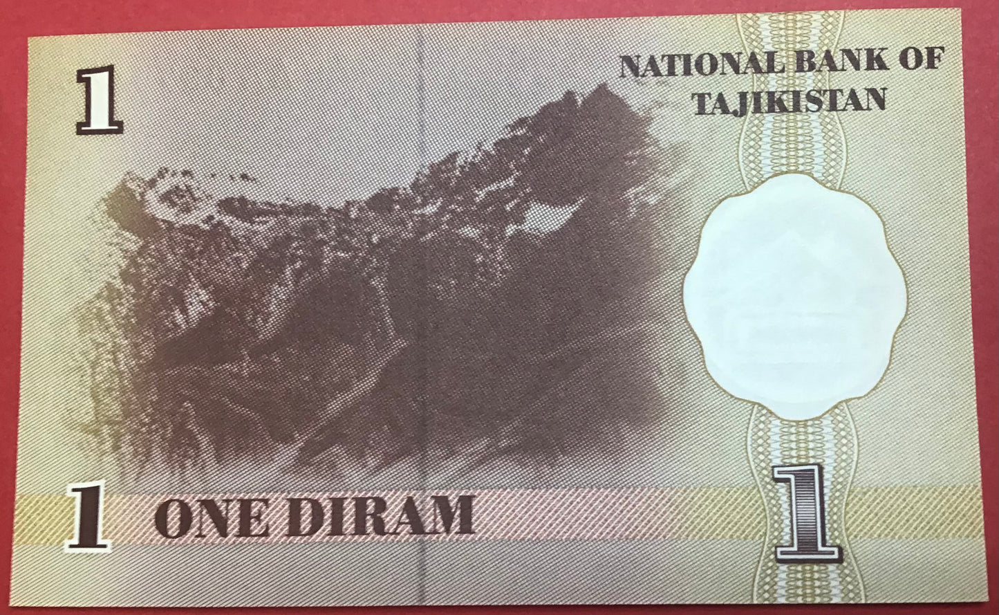 Tajikistan - 1 Diram 1999 P#10a Kvalitet 0