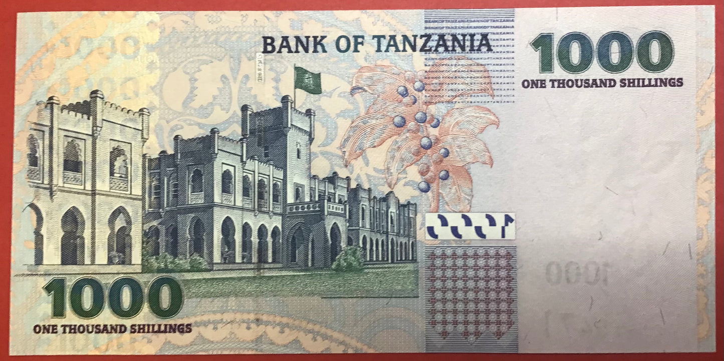 Tanzania - 1000 Shilingi (2003) P#36a Kvalitet 0