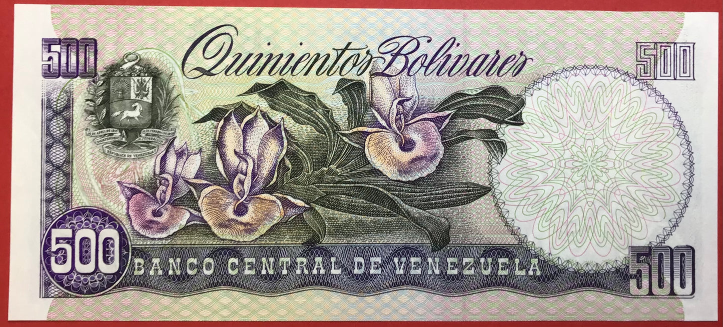 Venezuela - 500 Bolivares 5.2.1998 P#67f Kvalitet 0
