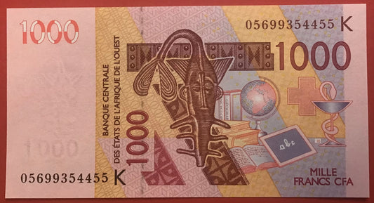 West African States/Senegal - 1000 Francs 2005 P#715Kc Kvalitet 0