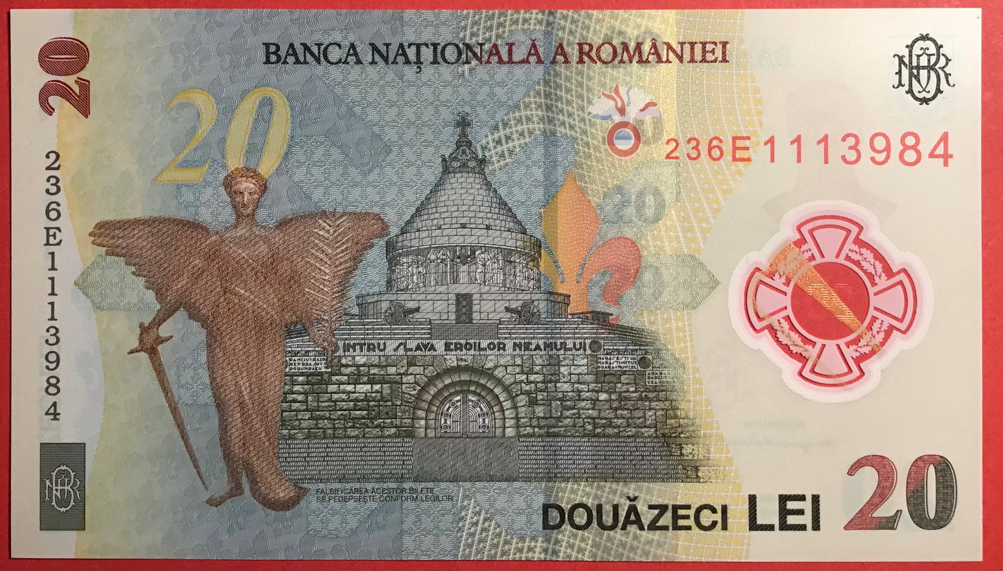 Romania - 20 Lei 2021 P#W119a Kvalitet 0