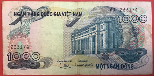 South Vietnam - 1000 Dông (1971) P#29a Kvalitet 1+