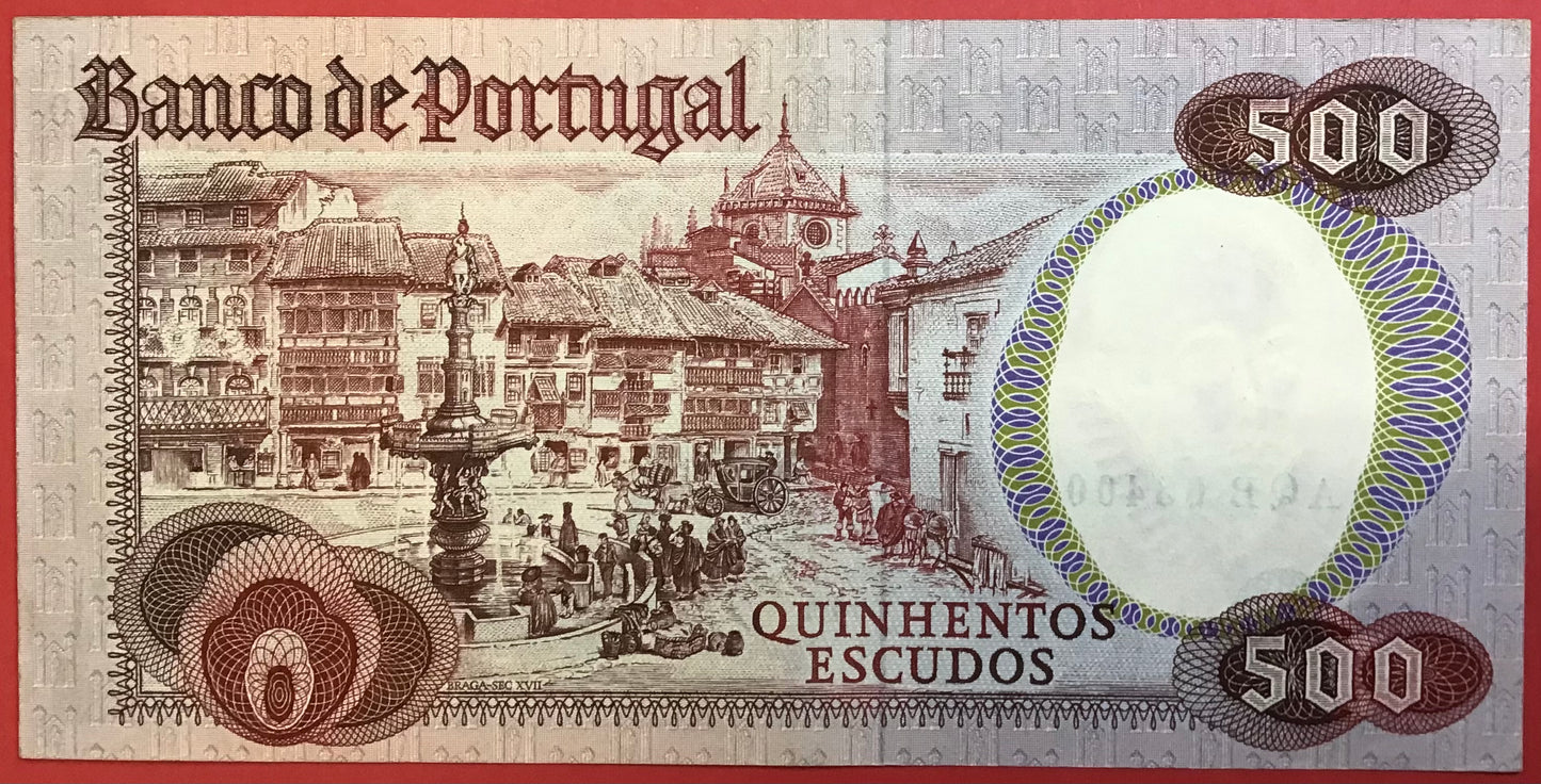 Portugal - 500 Escudos 4.10.1979 P#177a Kvalitet 01/0