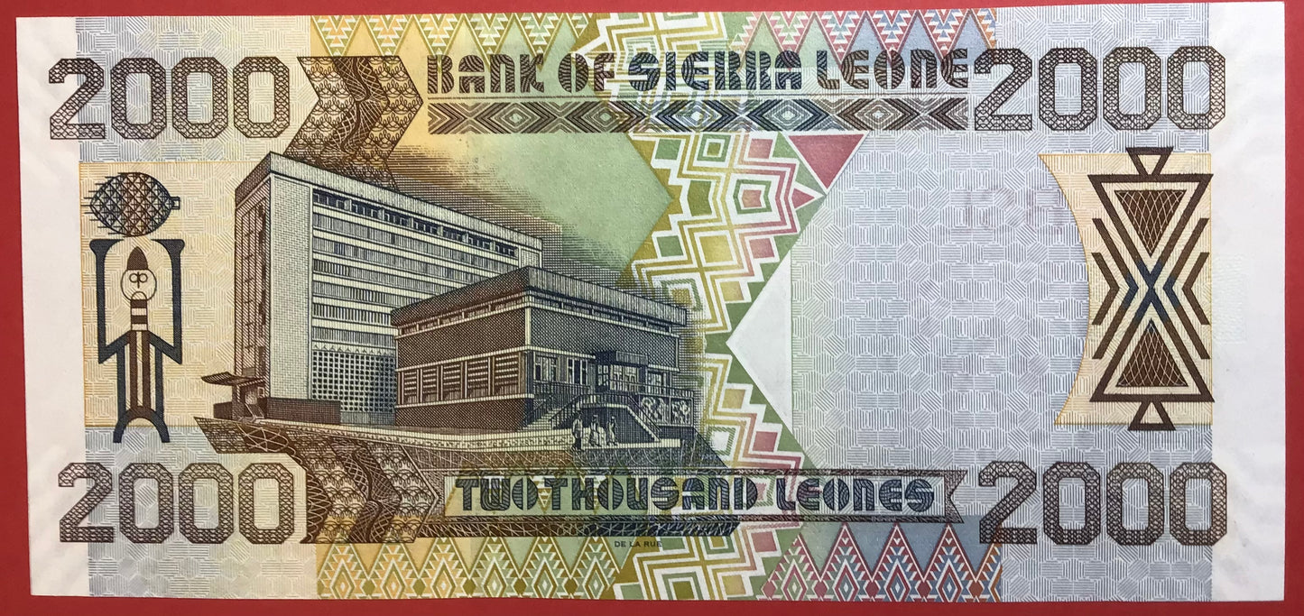 Sierra Leone - 2000 Leones 4.8.2006 P#26c Kvalitet 0