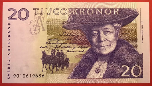 Sweden - 20 Kronor 1999 P#63a Kvalitet 01/0