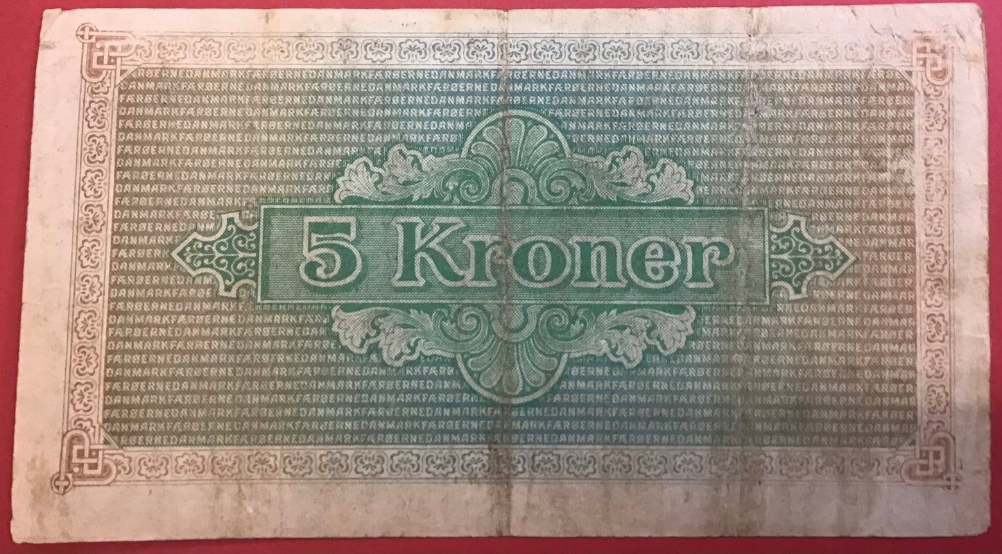 Færøerne - 5 Kroner 1940 (201389B) Sieg#16 Kvalitet 1