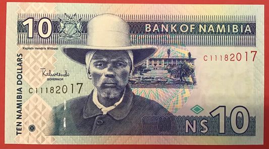 Namibia - 10 Namibia Dollars (2001) P#4b Kvalitet 0