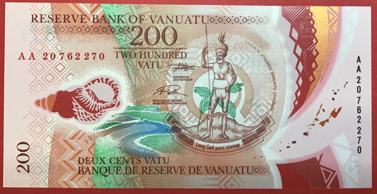 Vanuatu - 200 Vatu 2014 P#12 Kvalitet 0