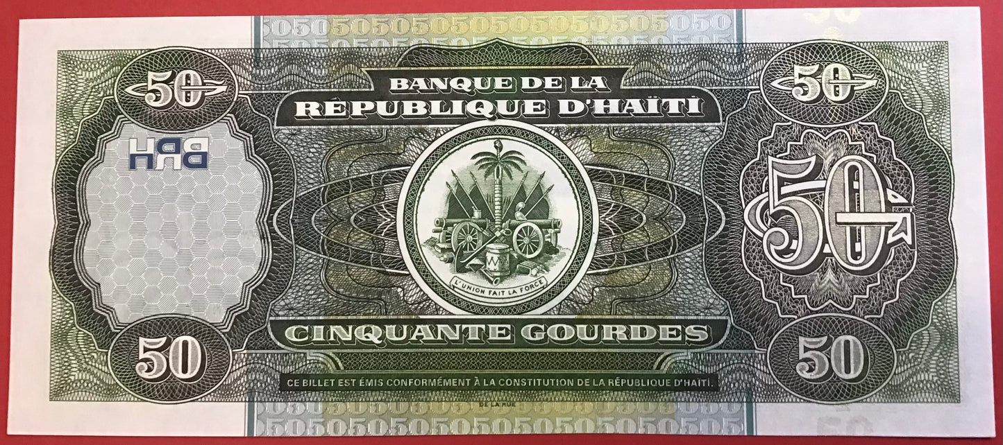 Haiti - 50 Gourdes 2003 P#267b Kvalitet 0