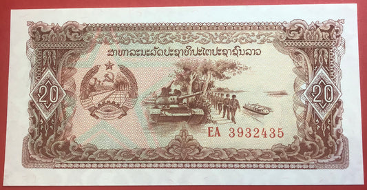 Lao - 20 Kip (1979) P#28 Kvalitet 0