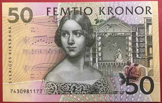 Sweden - 50 Kronor 1997 P#62a Kvalitet 0