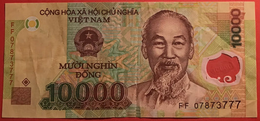Vietnam - 10.000 Dông 2007 P#119b Kvalitet 1+