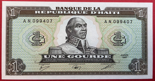 Haiti - 1 Gourde 1987 P#245a Kvalitet 0