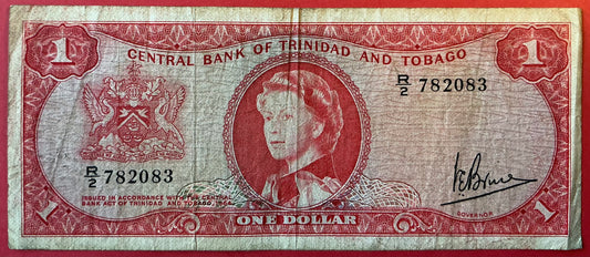 Trinidad & Tobago - 1 Dollar P#26c Kvalitet 1