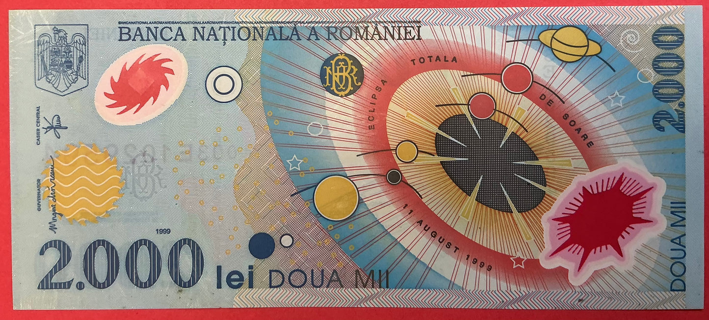 Romania - 2000 Lei 1999 P#111a Kvalitet 0