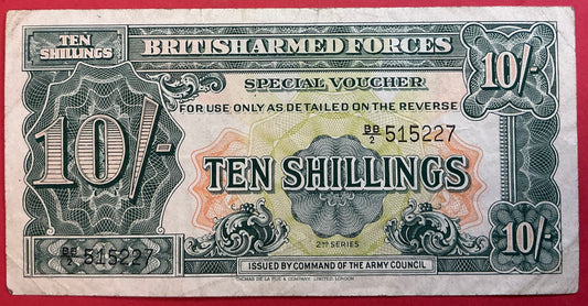 Great Britain - 10 Shillings *British Armed Forces* P#M21a Kvalitet 1+