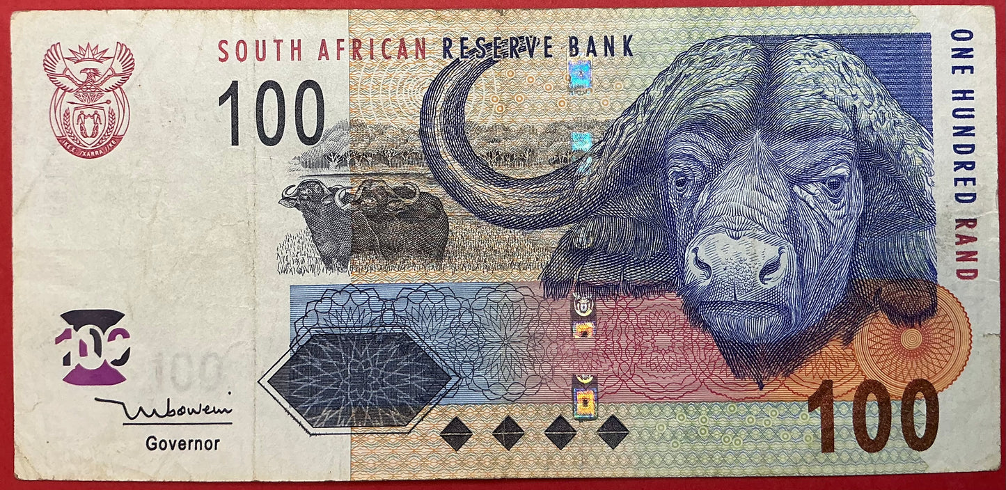 South Africa - 100 Rand (2005) P#131a Kvalitet 1