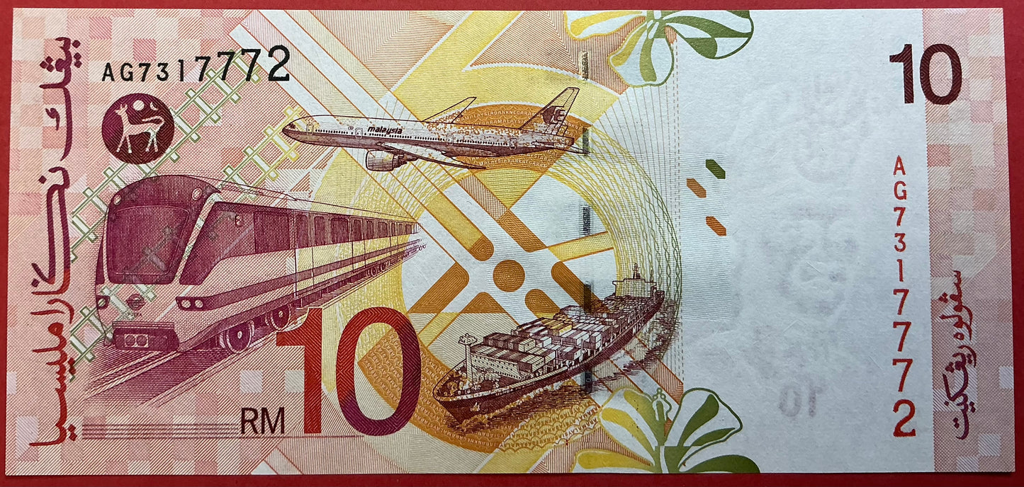 Malaysia - 10 Ringgit 1997 P#42a Kvalitet 0