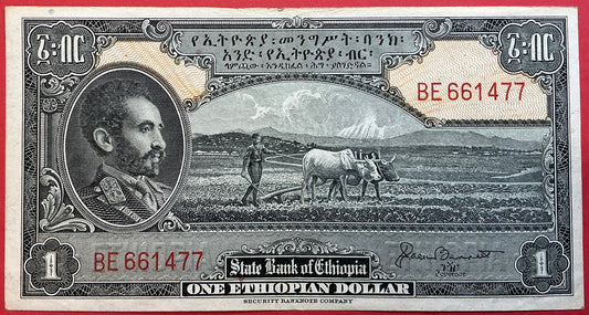 Ethiopia - 1 Dollar P#12b Kvalitet 1+