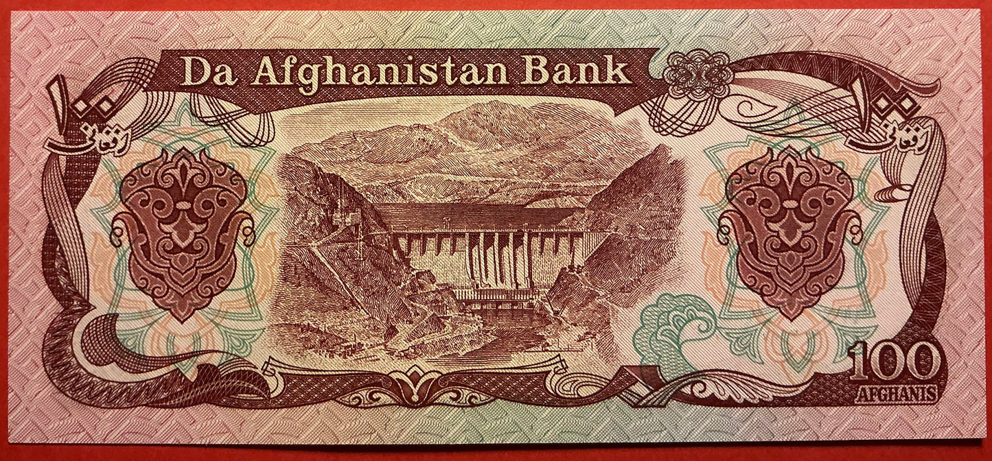 Afghanistan - 100 Afghanis 1990 P#58b Kvalitet 0