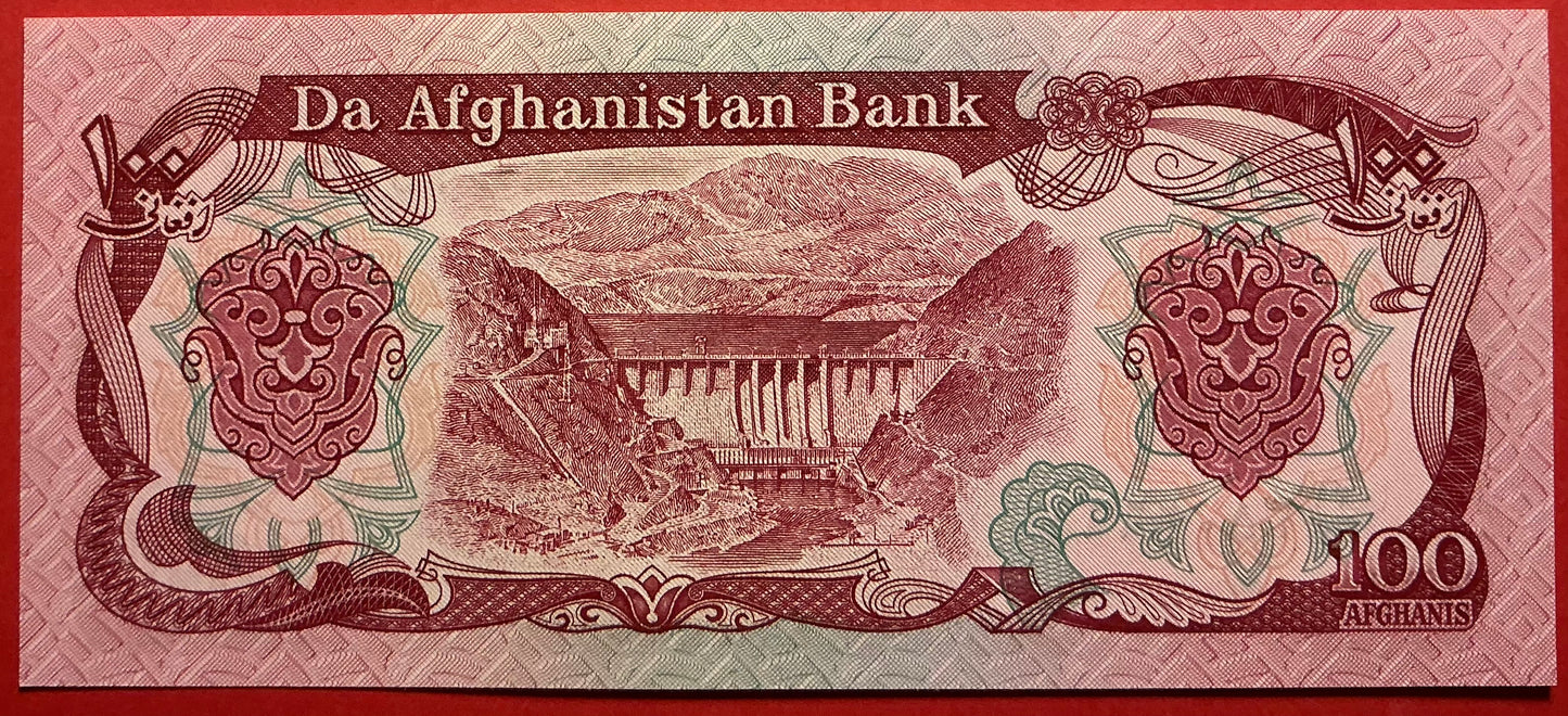 Afghanistan - 100 Afghanis 1991 P#58c Kvalitet 0