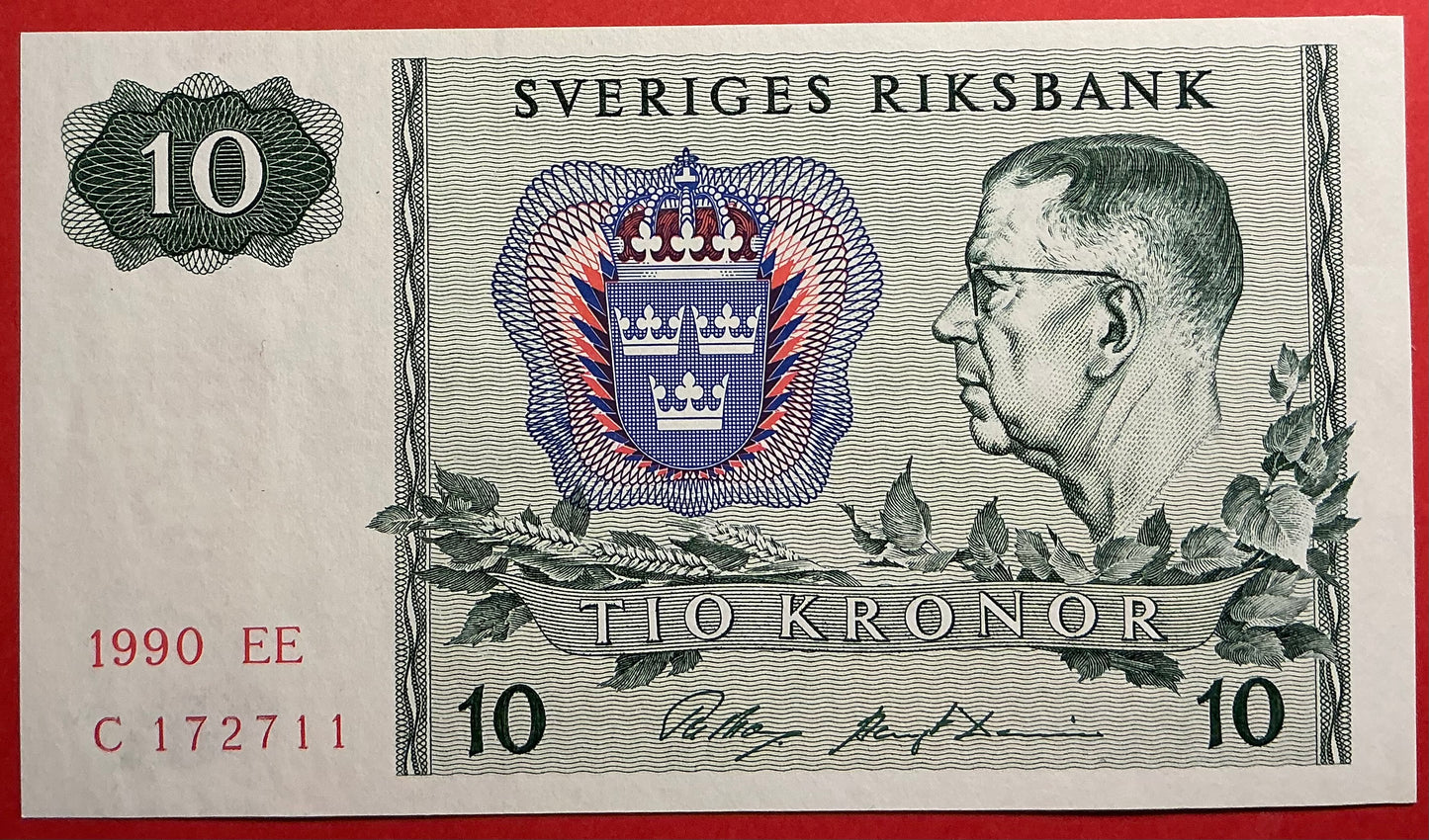 Sweden - 10 Kronor 1990 P#52e Kvalitet 01/0