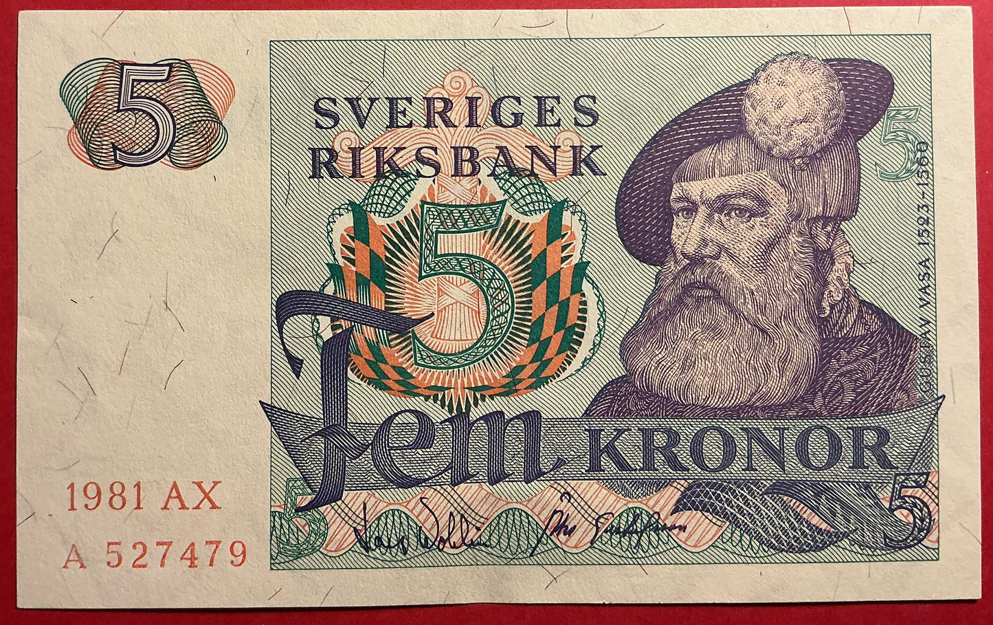 Sweden - 5 Kronor 1981 P#51d Kvalitet 01/0