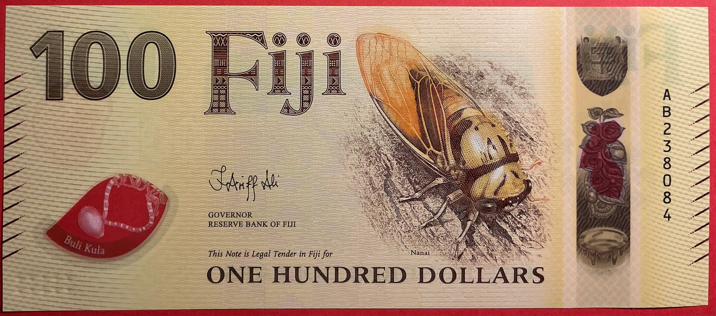 Fiji - 100 Dollars 2026 P#W129 Kvalitet 0