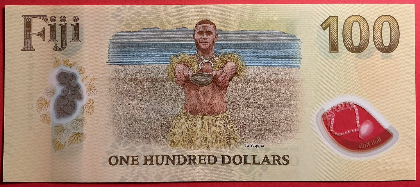 Fiji - 100 Dollars 2026 P#W129 Kvalitet 0