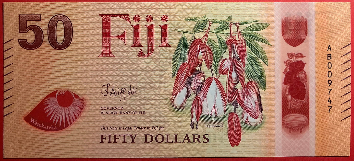 Fiji - 50 Dollars 2026 P#W128 Kvalitet 0