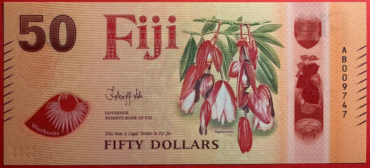 Fiji - 50 Dollars 2026 P#W128 Kvalitet 0