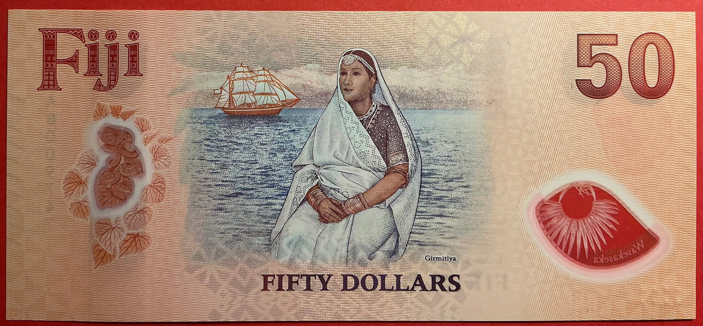 Fiji - 50 Dollars 2026 P#W128 Kvalitet 0