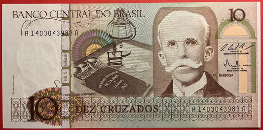 Brazil - 10 Cruzados 1987 P#209b Kvalitet 0