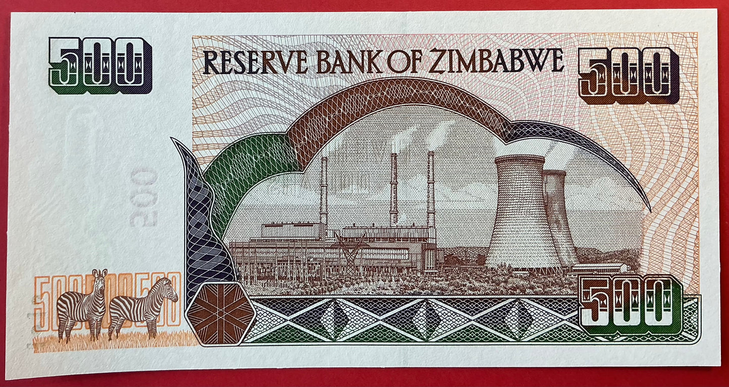 Zimbabwe - 500 Dollars 2004 P#11b Kvalitet 0