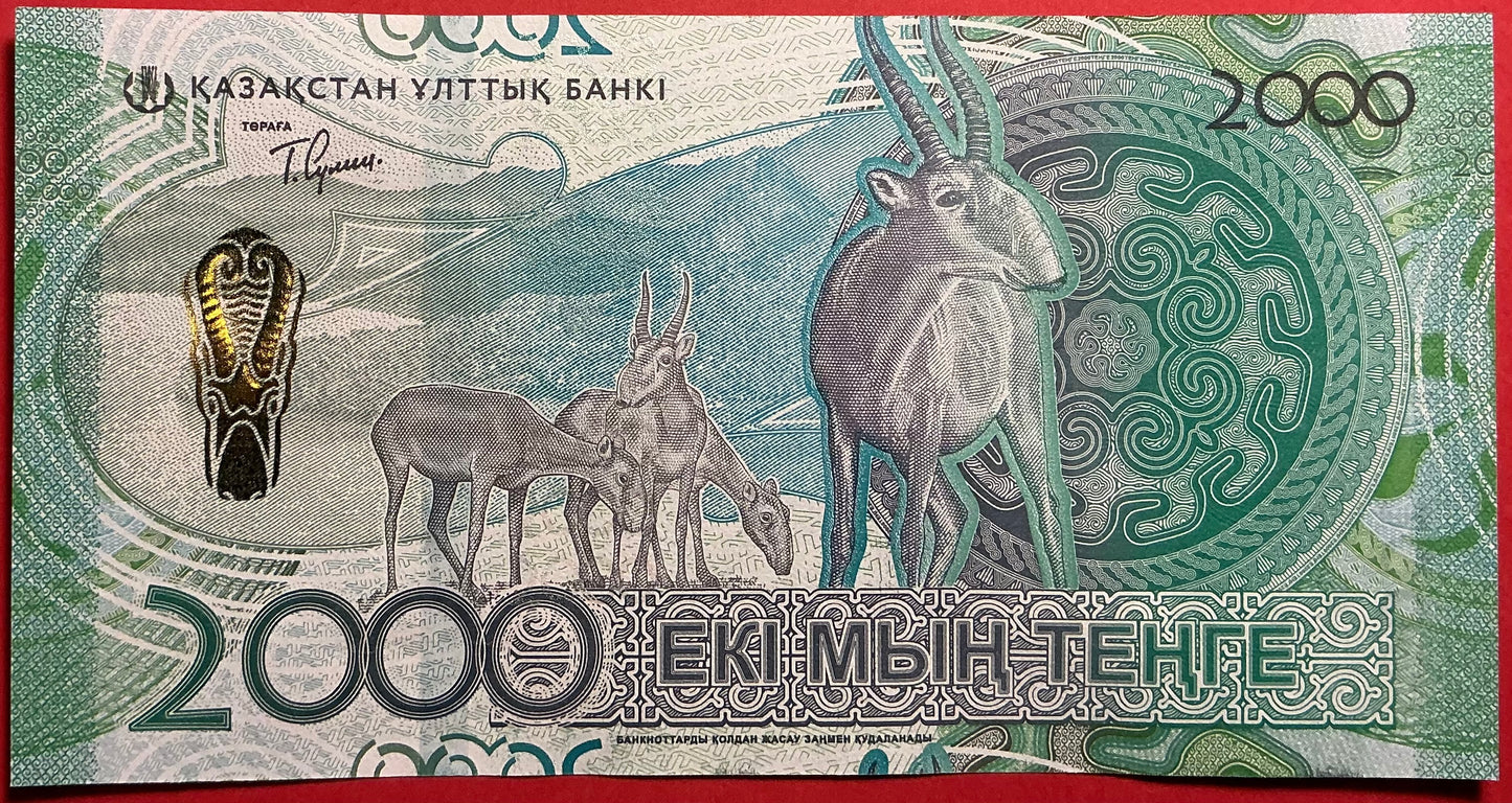 Kazakhstan - 2000 Tengé 2024 P#W53 Kvalitet 0