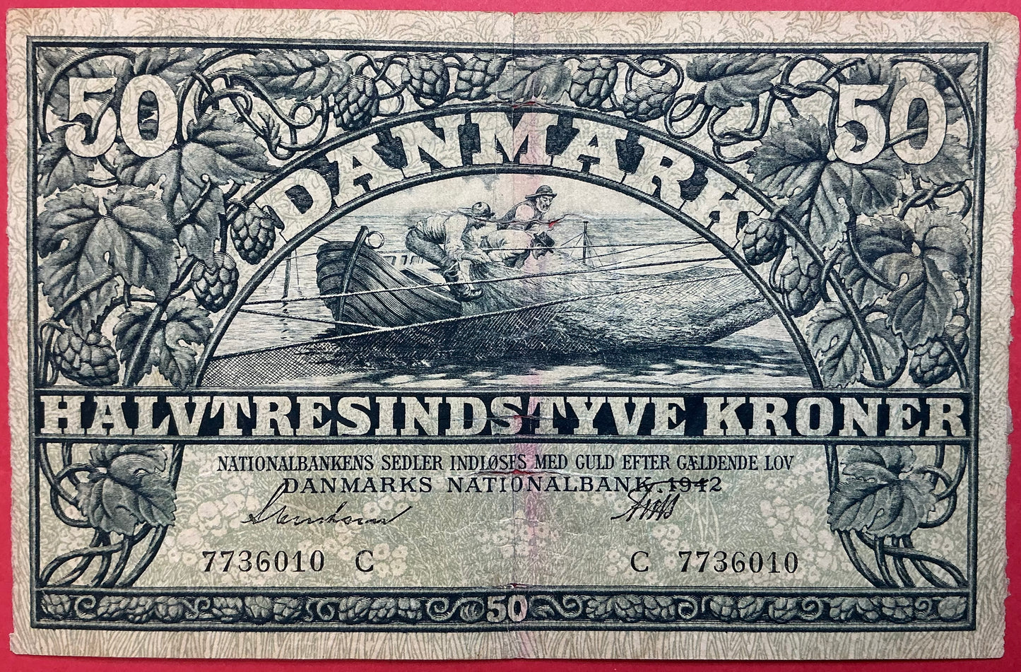 Danmark - 50 Kroner 1942 (C7736010) Sieg#108 Kvalitet 1-