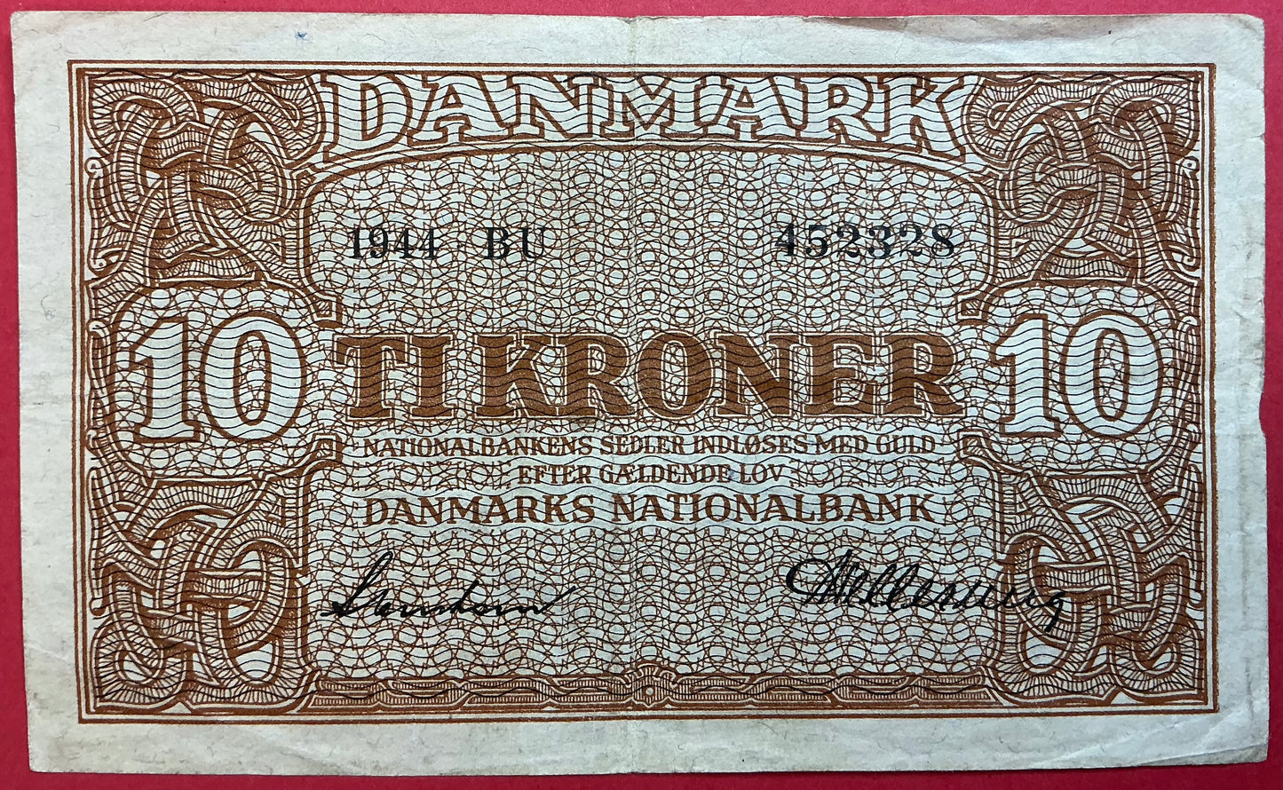 Danmark - 10 Kroner 1944 (BU452328) Sieg#120 Kvalitet 1
