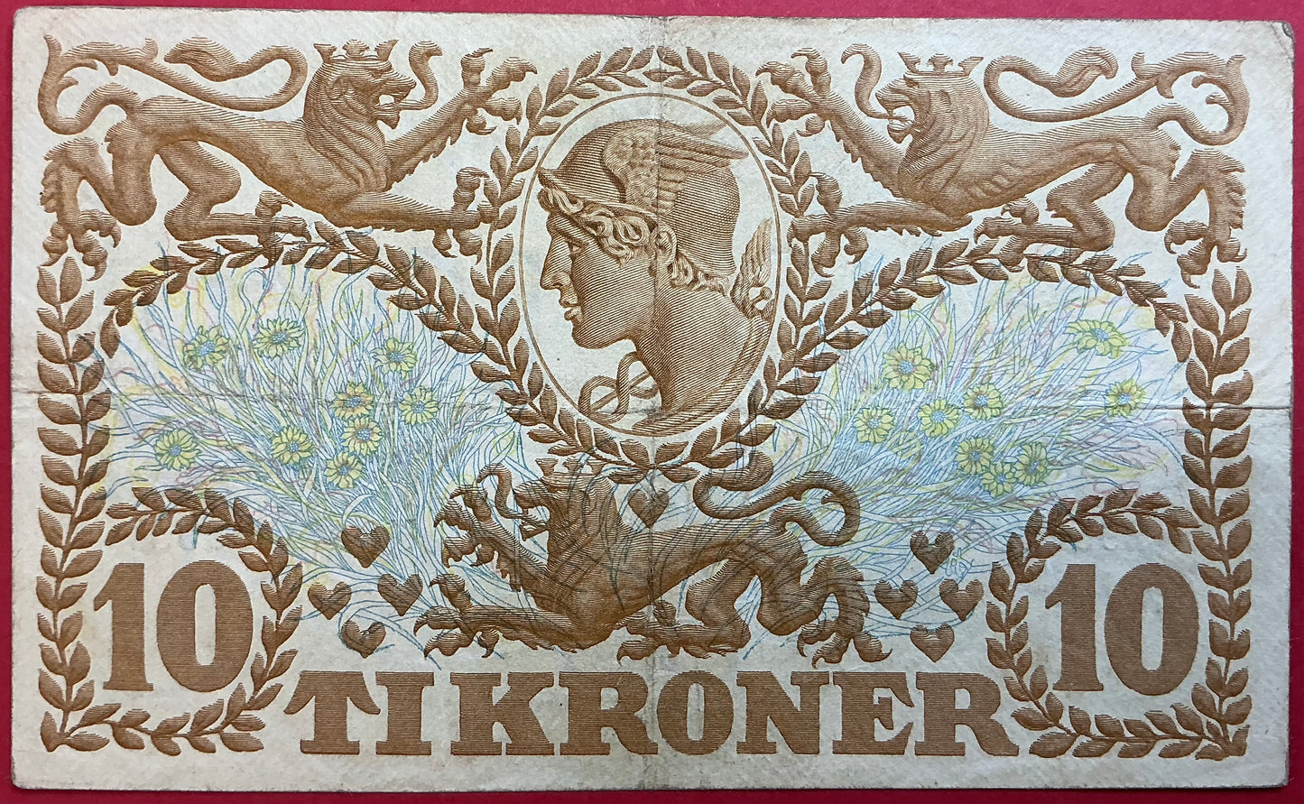 Danmark - 10 Kroner 1937 (K2956303) Sieg#105 Kvalitet 1+