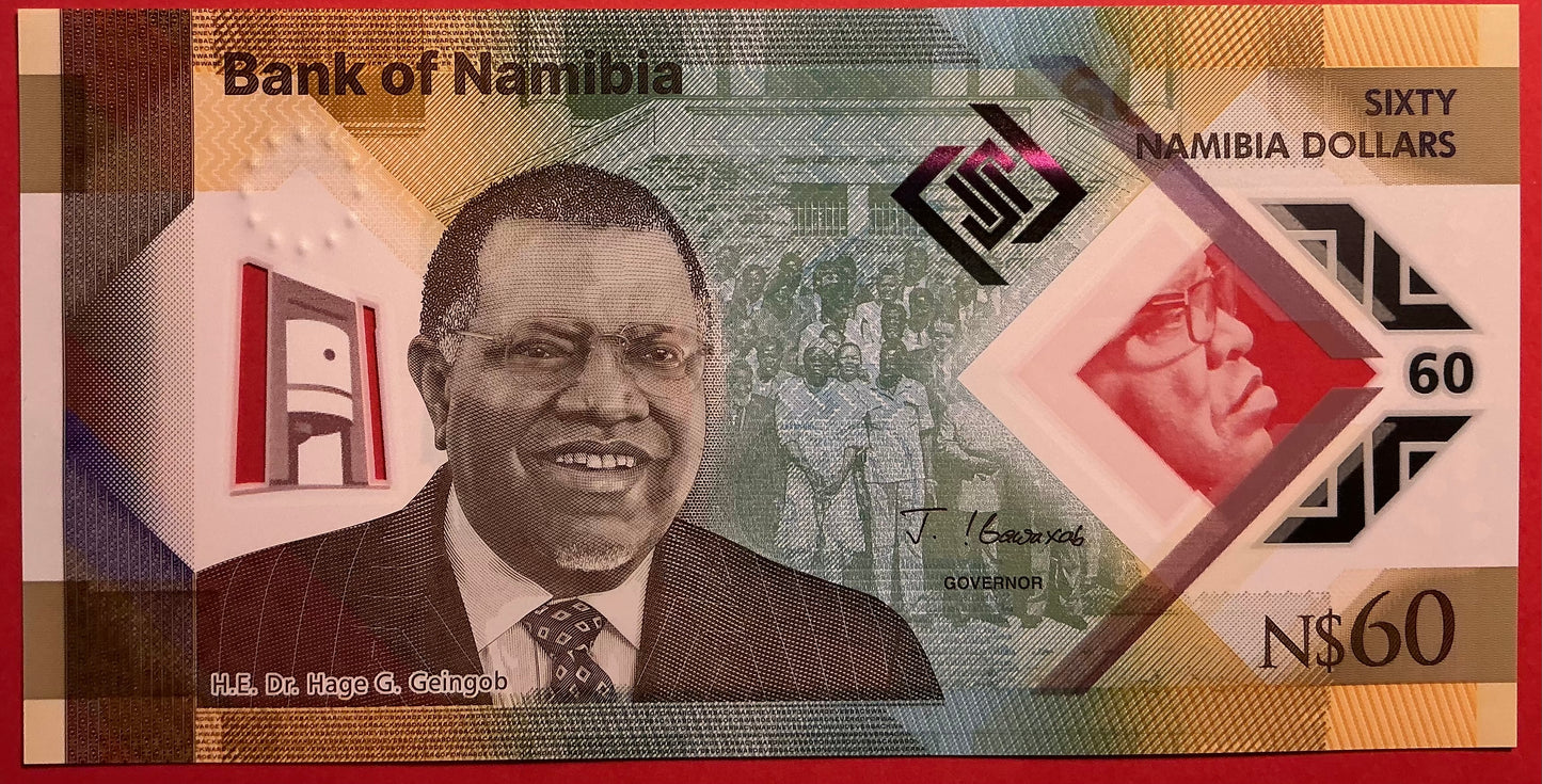 Namibia - 60 Namibia Dollars 2025 P#W19 Kvalitet 0