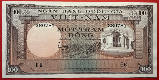 South Vietnam - 100 Dông (1966) P#18a Kvalitet 01