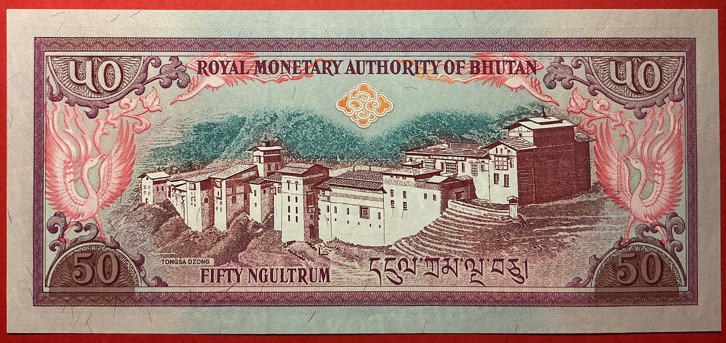 Bhutan - 50 Ngultrum (2000) P#24 Kvalitet 0