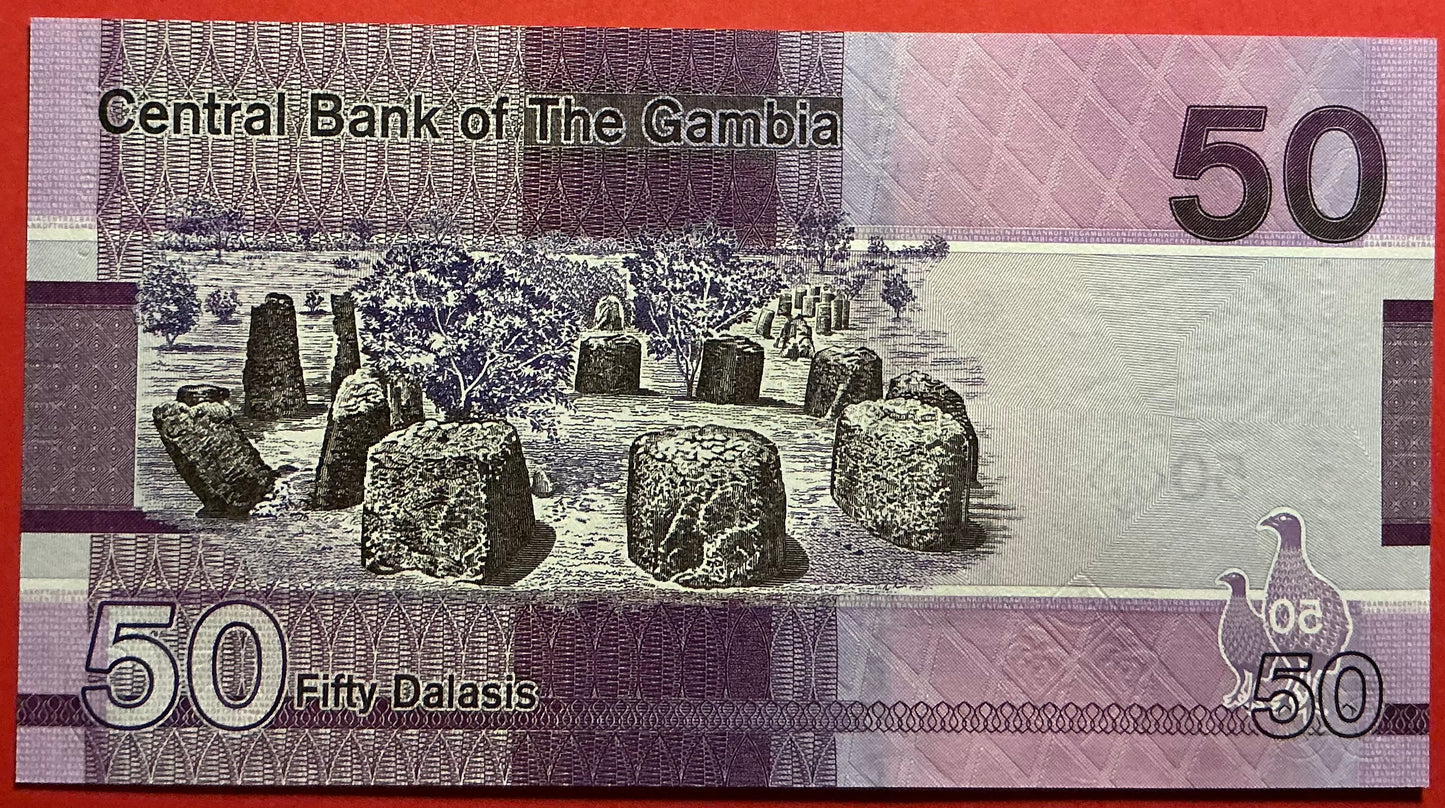 Gambia - 50 Dalasis 2023 P#W40 Kvalitet 0